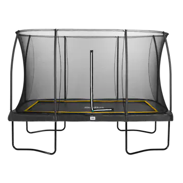Studsmatta Salta Comfort Edition Rektangulär 366x244 cm Svart Inkl Säkerhetsnät