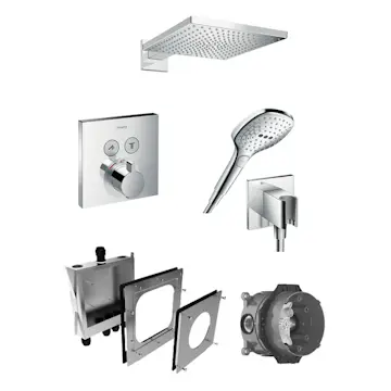 Takdusch Hansgrohe Raindance E Select Inbyggnadspaket