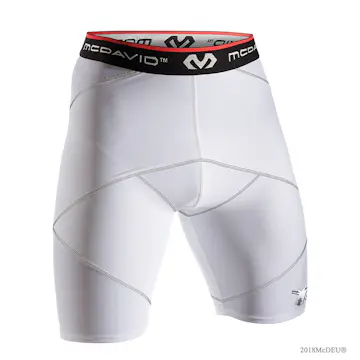 Kompressionshorts McDavid Cross Compression Shorts Vit