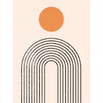 Posters Venture Home Tempel Beige