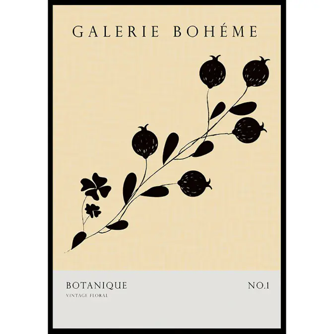 Poster Gallerix Galerie Boheme No1