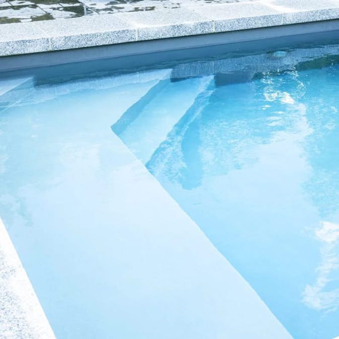 Poolliner Planet Pool Tradition Rund Persia Grå