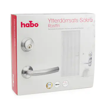Beslagspaket Habo Säkra Utan Låskista