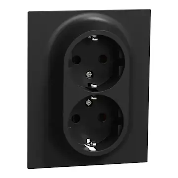 Vägguttag Elko One 2-vägs Jordad med Snabbanslutning