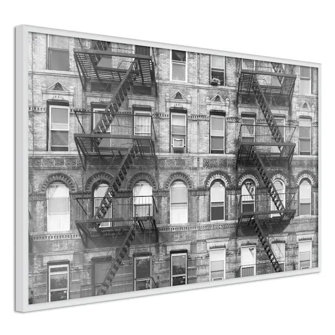 Poster Artgeist Affisch Brick Apartment