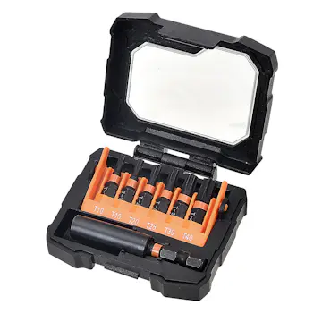 Slagbitsats Boxer Torx-huvud 7-delar