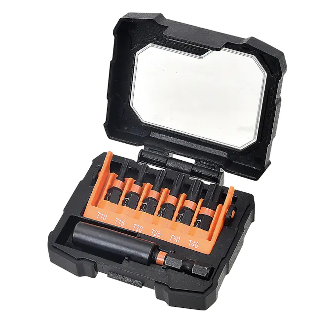 Slagbitsats Boxer Torx-huvud 7-delar