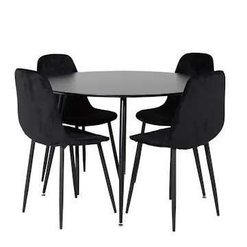 Matgrupp Venture Home Silvia med 4 Phoi Stolar Runt