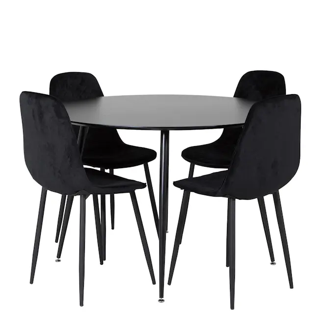 Matgrupp Venture Home Silvia med 4 Phoi Stolar Runt