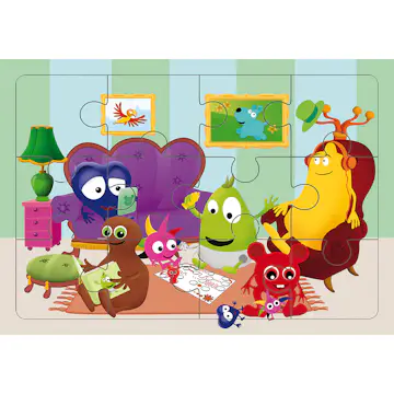 Pussel Teddykompaniet Babblarna 12-bitar Vardagsrum