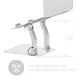 Laptopställ Desire2 Dual Pivot Riser Justerbar Aluminium
