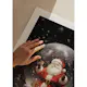 Poster Gallerix Santa Snow Globe