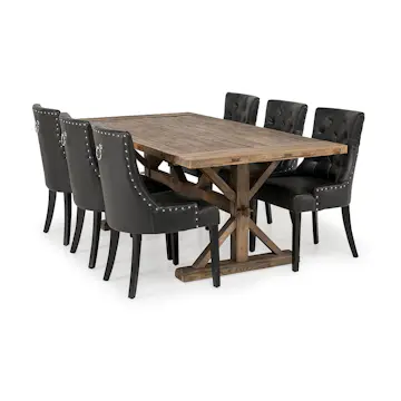 Matgrupp In Living Lyon 200 cm med 6 Tuva Fåtölj