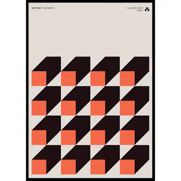 Poster Gallerix Abstract Elements No2