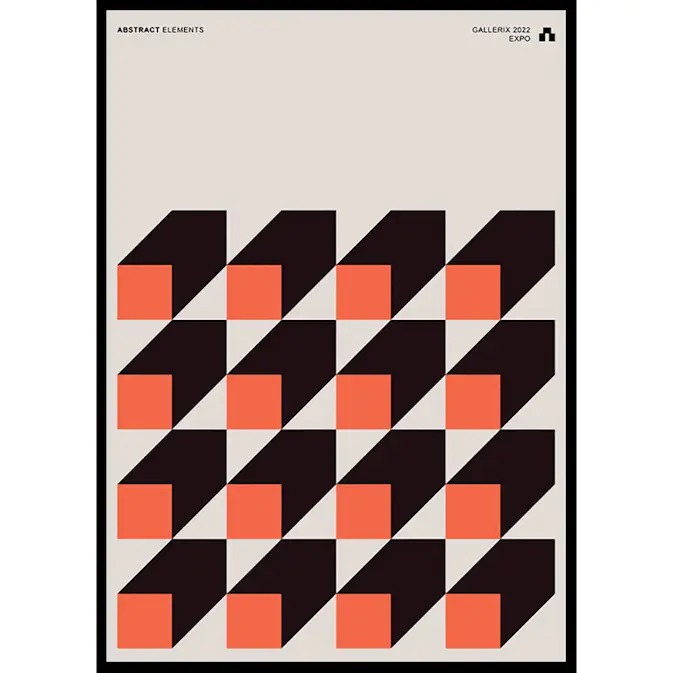 Poster Gallerix Abstract Elements No2