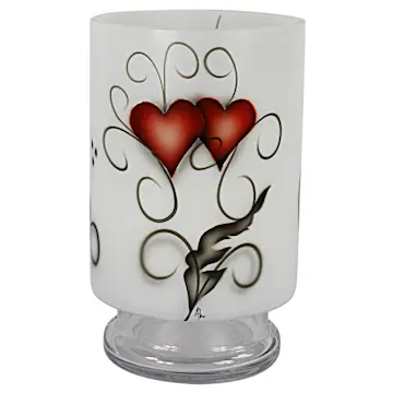 Stormlykta Nybro Crystal Heart Crystal Ink