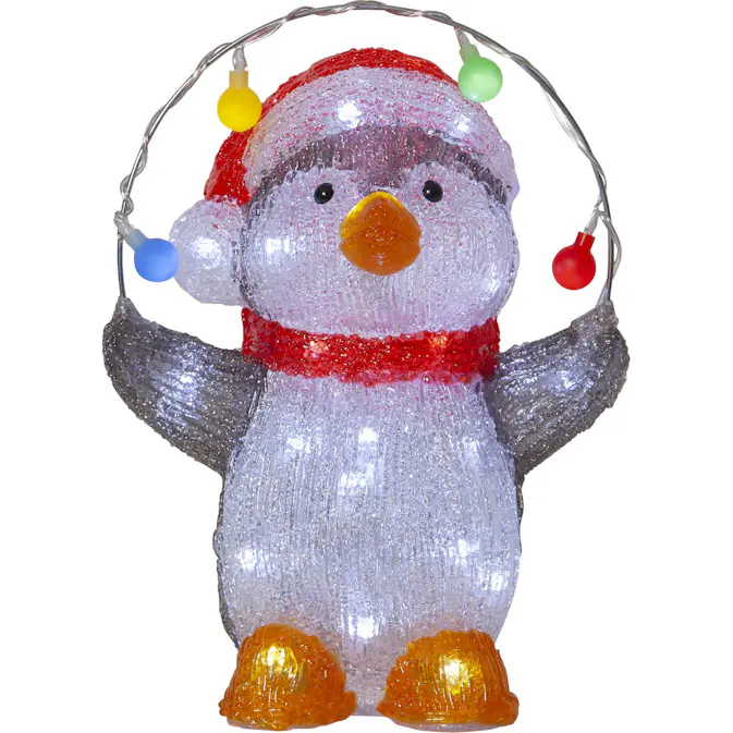 Dekorationsfigur Star Trading Crystalo Pingvin
