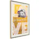 Poster Artgeist Affisch I Love You like You Love Me