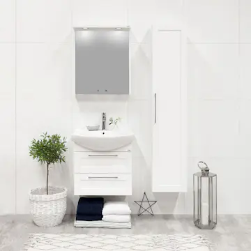 Möbelpaket Noro Polo Vit Högblank