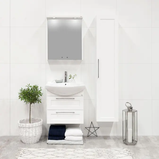 Möbelpaket Noro Polo Vit Högblank