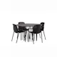 Matgrupp furniture/fashion Stone Rund med 4 Baltimore Stolar