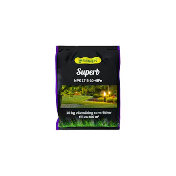 Gräsgödsel Skånefrö Superb 10 kg med Järn