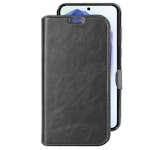 Mobilskal Champion Slim Wallet Galaxy A35 med Magnetlås och Trådlös Laddningsstöd Svart