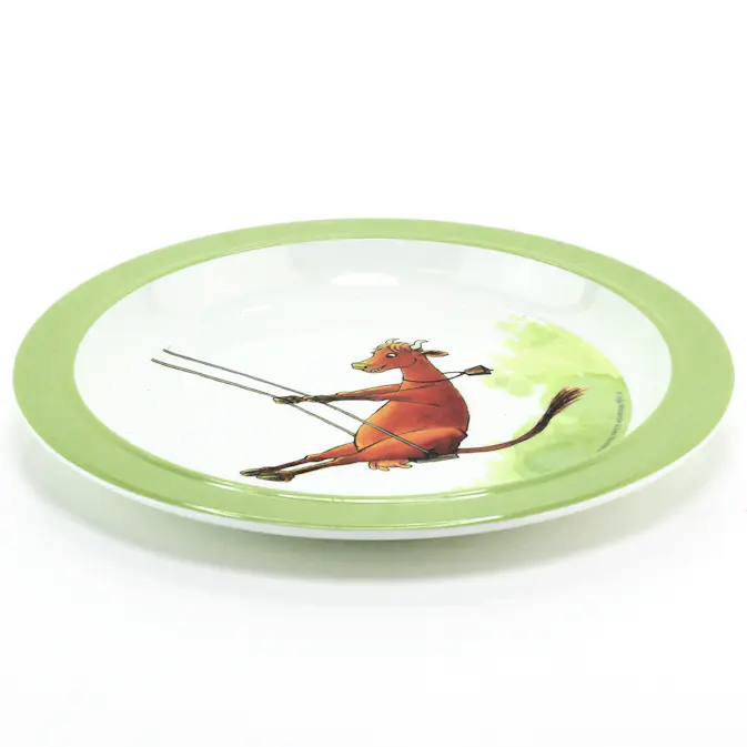 Barntallrik Rätt Start Mamma Mu Flat Med Halkskydd