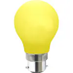 LED-lampa Star Trading B22 A55 Outdoor Lighting Gul 0,9W