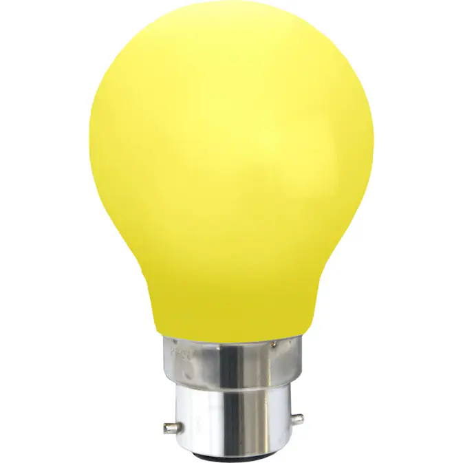 LED-lampa Star Trading B22 A55 Outdoor Lighting Gul 0,9W