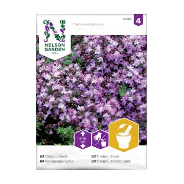 Frö Backtimjan Nelson Garden