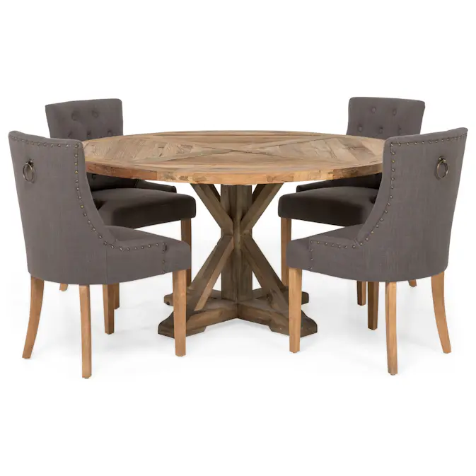 Matgrupp In Living Lyon Ø150 cm Rund med 4 st Viktoria Stolar