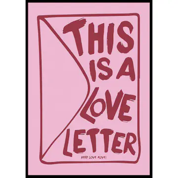 Poster Gallerix This Is A Love Letter