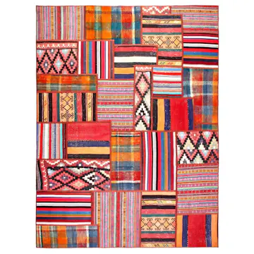 Persisk Patchworkmatta Arkiio Flerfärgad 173x232