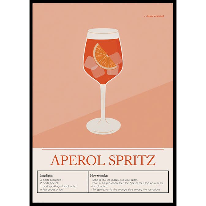 Poster Gallerix Aperol Spritz Cocktail