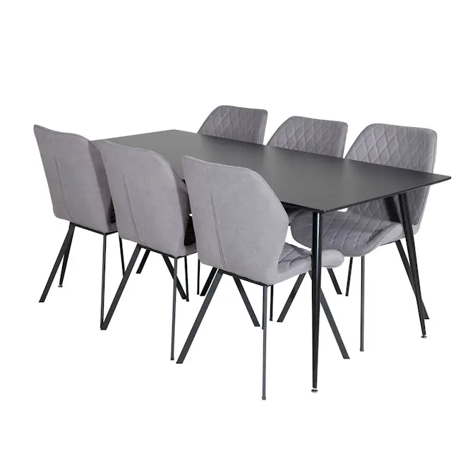 Matgrupp Venture Home Silvia med 6 Geneva Stolar