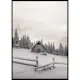 Poster Gallerix Cabin In Snow