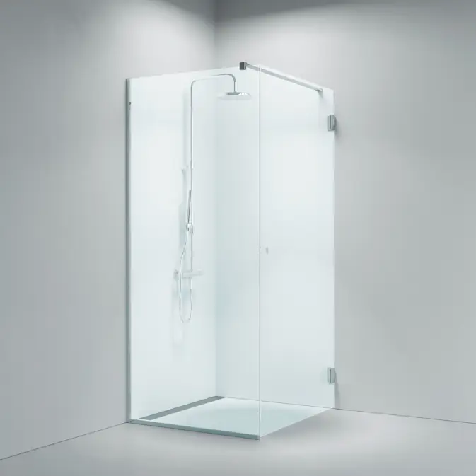 Duschhörn Strømberg Lucca 135 Fastvägg med Dörr