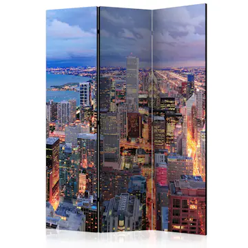Rumsavdelare Skärmvägg Arkiio Illuminated Chicago 135x172 cm