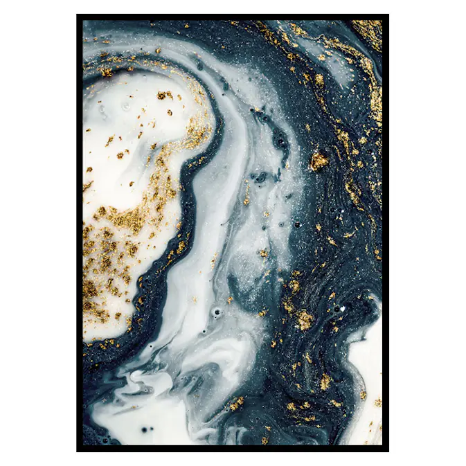 Poster Gallerix Fluid Art No1