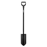 Dräneringspade Fiskars Ergonomic Pro Spetsig Svart