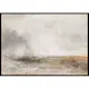 Poster Gallerix Stormy Sea Breaking On A Shore By Joseph Mallord William Turner