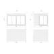Stuga Palmako Serena 13,4 m² Set 1 Slide Plus (inv. 12,6 m²)