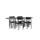 Matgrupp Venture Home Stone oval med 4st Montros Matstolar