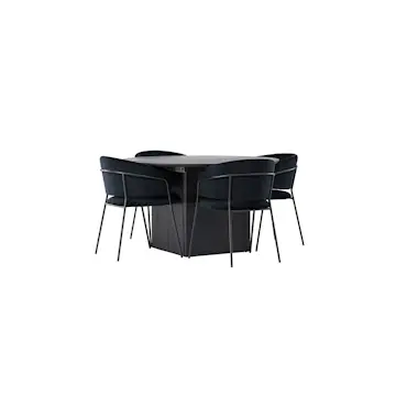 Matgrupp Venture Home Matilda med 4 Selma Stolar