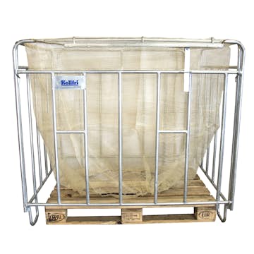 Vedsäck Kellfri 1000 l för Europall