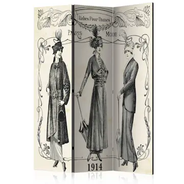 Rumsavdelare Skärmvägg Arkiio Dress 1914 135x172 cm