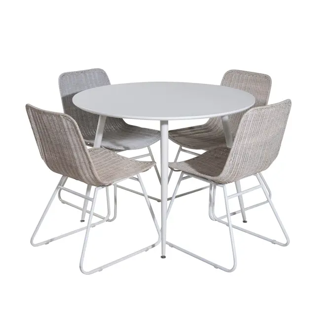 Matgrupp Venture Home Plake med 4 Cornelia Stolar Runt