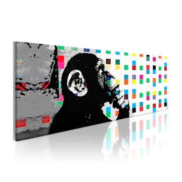 Tavla Arkiio Banksy The Thinker Monkey II