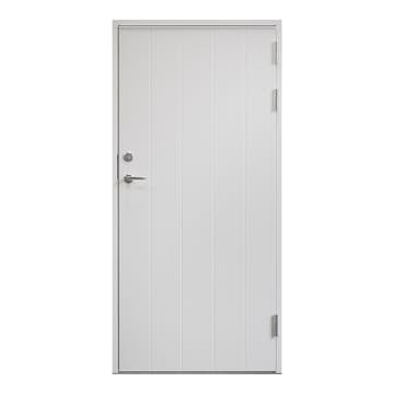 Ytterdörr Landskap Vitmålad